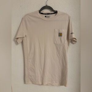 Carhartt Men's Beige Short Sleeve Tee
